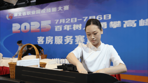 职业院校技能大赛中职组酒店服务赛项圆满收官AG真人热烈祝贺2025年“中银杯”湖